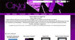 Desktop Screenshot of cristal-passion.com
