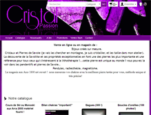 Tablet Screenshot of cristal-passion.com